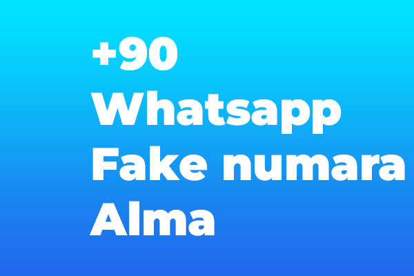 +90 whatsapp nasıl alınır?